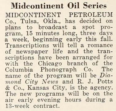 Diamond City News Broadcasting 7-1-36