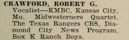 Diamond City News Radio Annual 1938