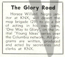 1941-06-20 Variety - Willard script One Way To Glory to be produced