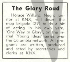 1941-06-20 Variety - Willard script One Way To Glory to be produced